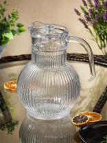 Кувшин стекло, 1.6 л, с крышкой, Y4-5539, бесцветный