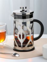 Френч-пресс 1 л, стекло, нержавеющая сталь, RasheL, бакелитовая ручка, М-6310