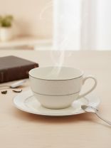 Чайная пара фарфор, 2 предмета, на 1 персону, 220 мл, Fioretta, Gatsby, TDS665, подарочная упаковка