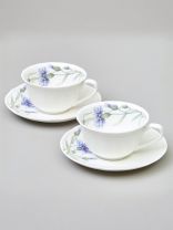 Набор чайный фарфор, 4 предмета, на 2 персоны, 250 мл, Lefard, Васильки, 760-826, подарочная упаковка