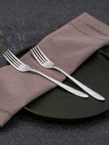 Вилка нержавеющая сталь, 2 предмета, столовая, Domenik, Pearl, DMC060