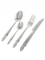 Набор столовых приборов нержавеющая сталь, 24 предмета, столовый, подарочная упаковка, RasheL, R-515/24