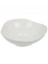 Тарелка суповая, стеклокерамика, 18 см, фигурная, Вайт, RLW70X, белая