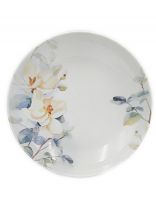 Тарелка суповая, фарфор, 20.5 см, 0.7 л, круглая, Универсал Белый шиповник, Добрушский фарфоровый завод, 3С2282Ф34