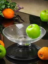 Блюдо стекло, круглое, 24.5 см, Y4-6648