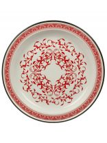 Блюдо эмалированная сталь, 3.7хd42 см, 3 л, красное, Индийский-2, Сибирские товары, С0810.0*66