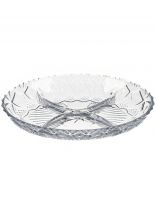 Менажница стекло, 28х18 см, 4 секции, подарочная упаковка, Larous, PD1065GCL