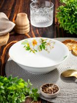 Салатник керамика, круглый, 18х5 см, 0.6 л, Шиповник, Daniks, 7435