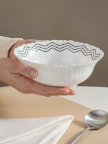 Салатник стеклокерамика, круглый, 18х6.5 см, 0.75 л, Вэнсдей, Daniks, BY13LTW70