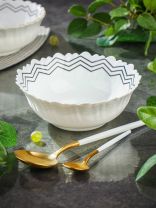 Салатник стеклокерамика, круглый, 15х5 см, 0.48 л, Вэнсдей, Daniks, BY13LTW60