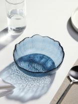 Салатник стекло, круглый, 16.5х6 см, 0.535 л, Ночное небо, Декостек, 5817/1-Н7