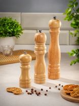 Мельница для специй дерево, 13 см, бежевая, Y3-1159