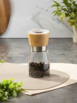 Мельница для специй стекло, дерево, 170 мл, Daniks, YM6713DM