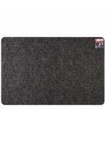 Коврик грязезащитный влаговпитывающий, 80х120 см, прямоугольный, полиэстер, серый, LK11