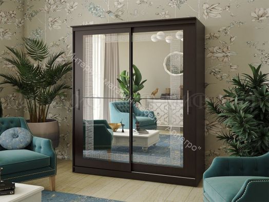 Шкаф-купе Элегант №5 2,0 м Сандал светлый