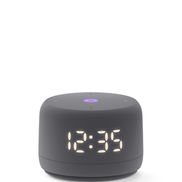 Яндекс Станция Лайт 2 с часами (черный)