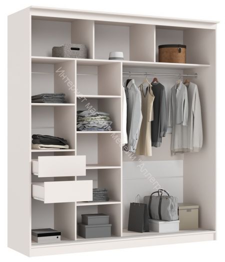 Шкаф-купе Элегант №7 2,0 м Венге