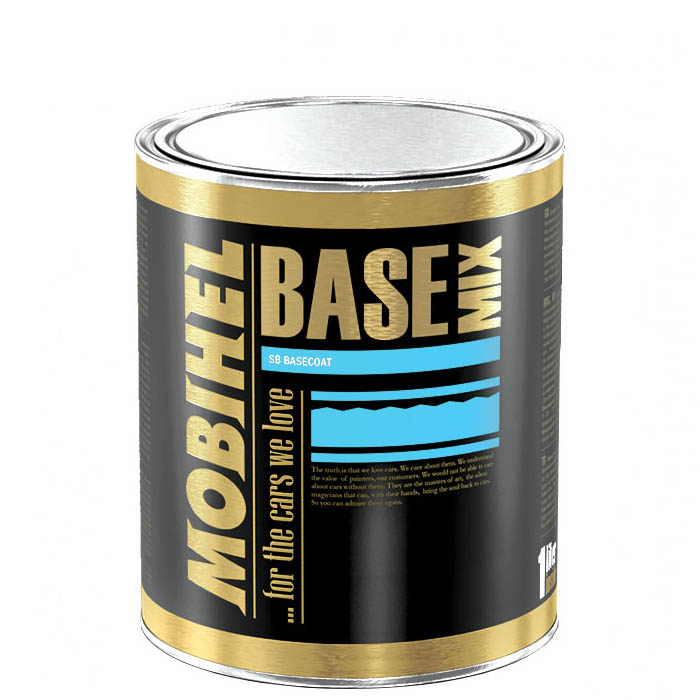 Mobihel база M300 Автоэмаль базовая, цвет эффектно-белый, объем 1л.