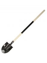 Лопата штыковая, рельсовая сталь, черенок деревянный, СП, с ребром жесткости