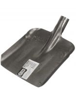 Лопата совковая, рельсовая сталь, 235х345 мм, 24-02-021, с ребрами жесткости, тулейка d 40