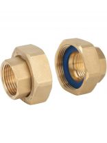 Гайки для насоса, латунь, 1"х1" 1/2, г-г, Gappo, G1228.0806