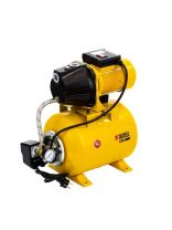 Насосная станция Denzel, 1100 Вт, глубина погружения 8 м, 46 м, 4.5 м3/ч, ресивер 24 л, чугун