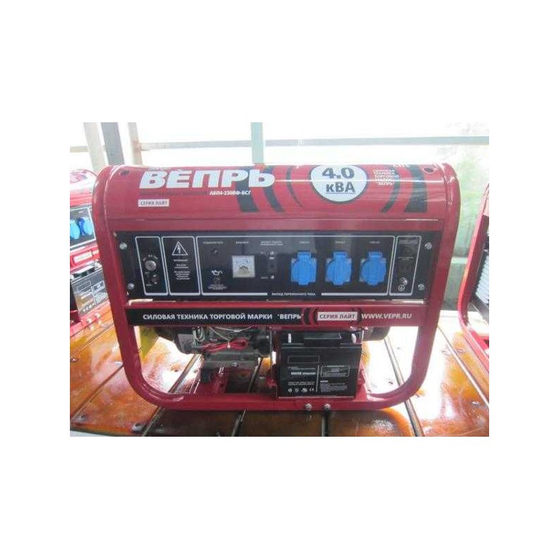 Бензиновая электростанция Вепрь АБП 4-230 ВФ-БСГ
