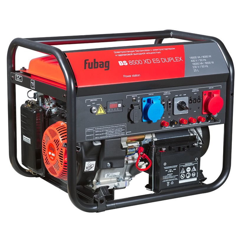 Бензиновый генератор Fubag BS 8500 XD ES DUPLEX