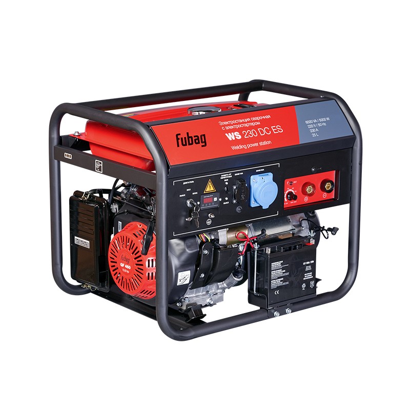 Электростанция сварочная FUBAG WS 230 DC ES бензиновая