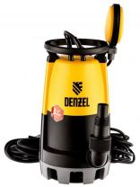 Насос дренажный, Denzel, 900 Вт, глубина погружения 7 м, максимальный напор 9 м, 18 м3/ч, DP-900S