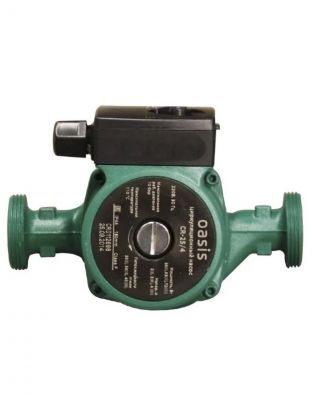 Насос циркуляционный, Oasis, 1 '', 72 Вт, максимальный напор 4 м, 1.8 м3/ч, 25/4