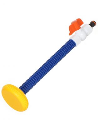 Насадка для полива 1/2'', с краном, большим душем и адаптером, длинная