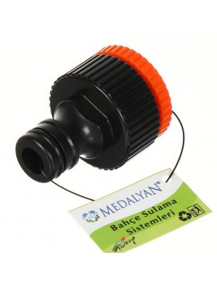 Адаптер 1/2"-3/4", быстросъемный, пластик, с переходником, Medalyan, 320