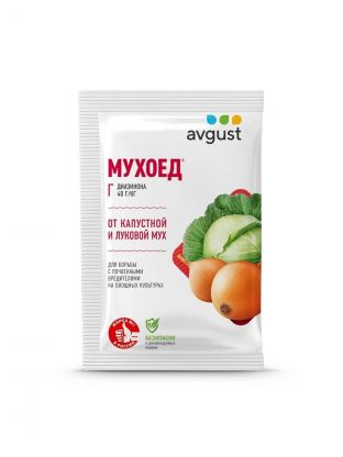 Инсектицид Мухоед, от вредителей почвенных, гранулы, 25 г, Avgust