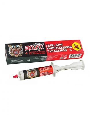 Инсектицид от тараканов, гель, 30 г, Дохс