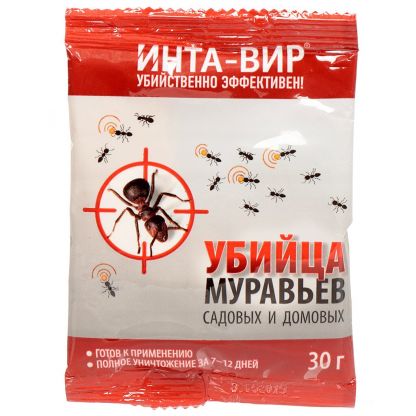 Инсектицид от муравьев, порошок, 30 г, Инта-вир