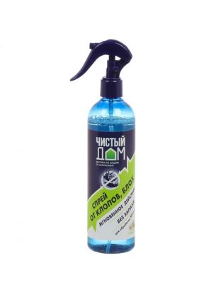 Инсектицид от клопов, блох, спрей, 400 мл, с экстрактом ромашки, флакон, Чистый Дом