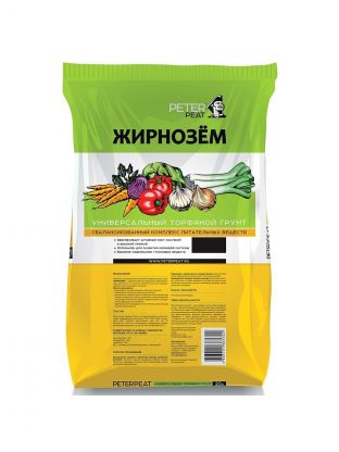 Грунт Жирнозем, универсальный, 5 л, Peter Peat