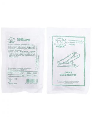 Семена Горох, Премиум, 6 г, белая упаковка, Седек