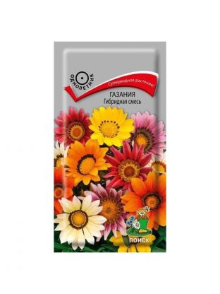 Семена Цветы, Газания, Гибридная смесь, 0.25 г, цветная упаковка, Поиск