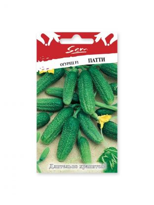 Семена Огурец, Патти F1, цветная упаковка, Русский огород