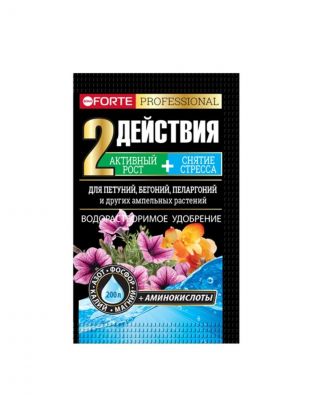 Удобрение для петуний,бегоний,пеларгоний и др.ампельных, 100 г, Bona Forte