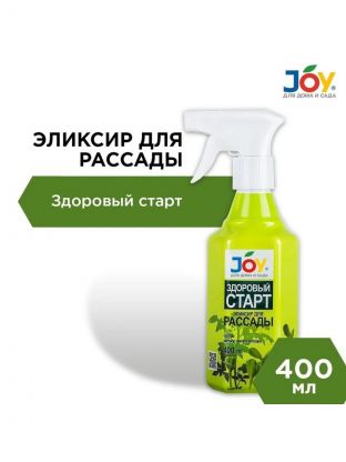 Удобрение Здоровый старт, для рассады, органоминеральное, жидкость, 400 мл, Joy