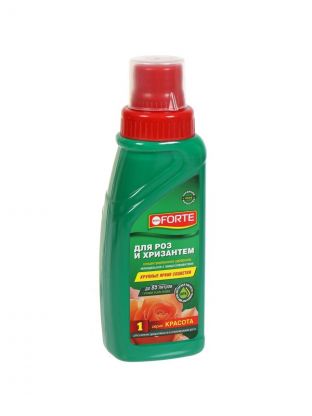 Удобрение Красота, для роз и хризантем, минеральное, жидкость, 285 мл, Bona Forte