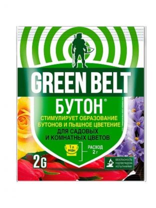 Удобрение Бутон-П, для цветов, органоминеральное, гранулы, 2 г, Green Belt
