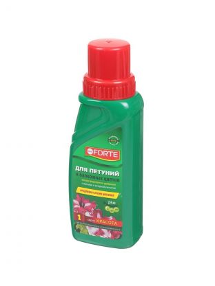 Удобрение для петуний и балконных цветов, минеральное, жидкость, 285 мл, Bona Forte