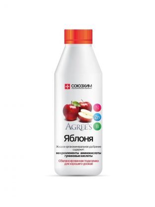 Удобрение Яблоня, органоминеральное, жидкость, 500 мл, Agree's