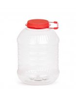 Бидон пластик, пищевой, 10 л, круглый, в ассортименте, М3055, Альтернатива