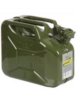 Канистра сталь, для топлива, 10 л, вертикальная, крышка с фиксатором, № 1, Павловская заря