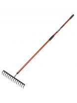 Грабли прямые, 14 зуб, металл, 36 см, Kopper Tools, черенок алюминиевый, ФИ.015.000